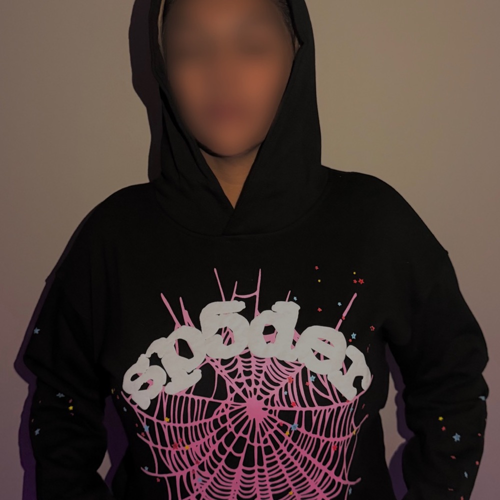 Black Spider Graphic Men's Sweater